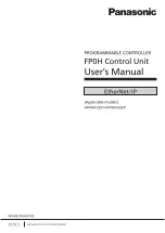 Предварительный просмотр 1 страницы Panasonic AFP0HC32ET User Manual