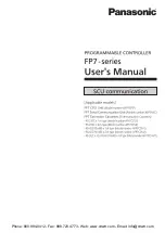 Panasonic AFP7CCM1 User Manual предпросмотр