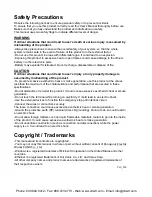 Preview for 2 page of Panasonic AFPX-C14P User Manual