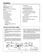 Preview for 3 page of Panasonic AG-1070DCP Operating Instructions Manual