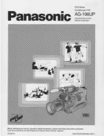 Предварительный просмотр 1 страницы Panasonic AG-196UP Operating Instructions Manual