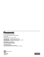 Предварительный просмотр 64 страницы Panasonic AG-196UP Operating Instructions Manual