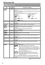 Preview for 78 page of Panasonic AG-3DA1E Operating Instructions Manual