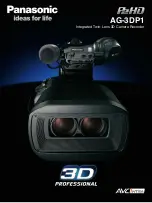 Panasonic AG-3DP1 Manual preview