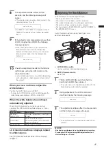 Предварительный просмотр 47 страницы Panasonic AG-3DP1G Operating Instructions Manual