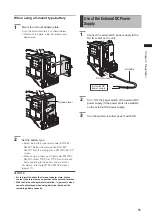 Предварительный просмотр 85 страницы Panasonic AG-3DP1G Operating Instructions Manual