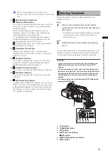 Предварительный просмотр 93 страницы Panasonic AG-3DP1G Operating Instructions Manual