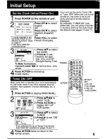 Preview for 9 page of Panasonic AG-520E Operating Instructions Manual