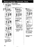 Preview for 12 page of Panasonic AG-520E Operating Instructions Manual