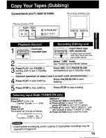 Preview for 15 page of Panasonic AG-520E Operating Instructions Manual