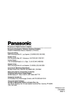 Preview for 40 page of Panasonic AG-520E Operating Instructions Manual