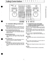 Предварительный просмотр 7 страницы Panasonic AG-A850 Operating Instructions Manual