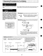 Предварительный просмотр 22 страницы Panasonic AG-A850 Operating Instructions Manual