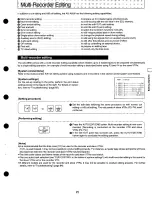 Предварительный просмотр 25 страницы Panasonic AG-A850 Operating Instructions Manual