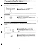 Предварительный просмотр 27 страницы Panasonic AG-A850 Operating Instructions Manual