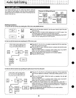 Предварительный просмотр 30 страницы Panasonic AG-A850 Operating Instructions Manual