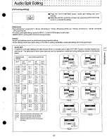 Предварительный просмотр 31 страницы Panasonic AG-A850 Operating Instructions Manual