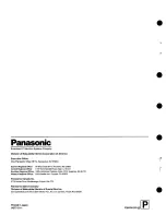 Предварительный просмотр 88 страницы Panasonic AG-A850 Operating Instructions Manual