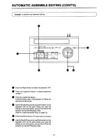 Предварительный просмотр 16 страницы Panasonic AG-A96-P Operating Instructions Manual