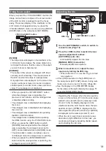 Предварительный просмотр 19 страницы Panasonic AG-AC120ENU Operating Instructions Manual