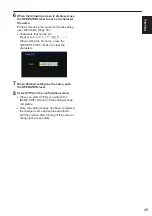 Preview for 45 page of Panasonic AG-AC160A Series Operating Instructions Manual