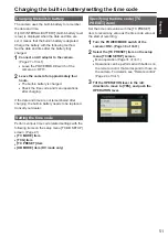 Preview for 51 page of Panasonic AG-AC160A Series Operating Instructions Manual