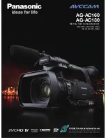 Предварительный просмотр 1 страницы Panasonic AG-AC160PJ Brochure & Specs