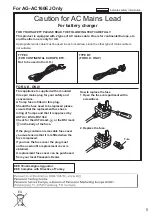 Предварительный просмотр 5 страницы Panasonic AG-AC160PJ Operating Instructions Manual