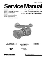 Preview for 1 page of Panasonic AG-AC90MC Service Manual