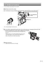 Предварительный просмотр 11 страницы Panasonic AG-AF101AE Operating Instructions Manual