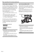 Предварительный просмотр 44 страницы Panasonic AG-AF101AE Operating Instructions Manual