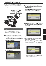 Предварительный просмотр 45 страницы Panasonic AG-AF101AE Operating Instructions Manual