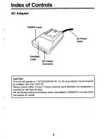 Preview for 3 page of Panasonic AG-B15 Operating Instructions Manual