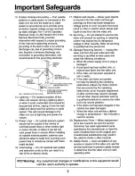 Preview for 7 page of Panasonic AG-B15 Operating Instructions Manual