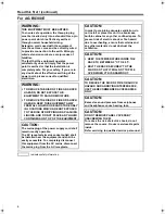 Preview for 5 page of Panasonic AG-BS300P Operating Instructions Manual