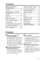 Preview for 5 page of Panasonic AG-CPD10CRUP Operating Instructions Manual