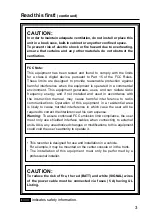 Preview for 3 page of Panasonic AG-CPD15P Operating Instructions Manual