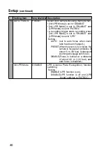 Preview for 40 page of Panasonic AG-CPD15P Operating Instructions Manual