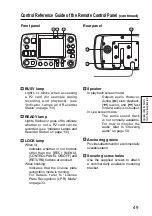 Preview for 49 page of Panasonic AG-CPD15P Operating Instructions Manual