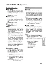 Preview for 85 page of Panasonic AG-CPD15P Operating Instructions Manual