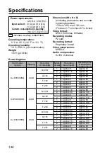 Preview for 134 page of Panasonic AG-CPD15P Operating Instructions Manual