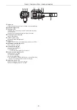 Предварительный просмотр 21 страницы Panasonic AG-CX10 Operating Instructions Manual