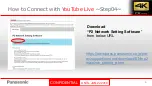 Preview for 4 page of Panasonic AG-CX350 How To Connect