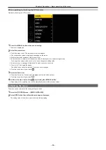 Preview for 66 page of Panasonic AG-CX350 Operating Instructions Manual