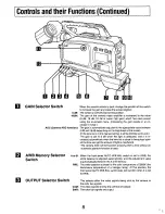 Предварительный просмотр 8 страницы Panasonic AG-DP800HP Manual