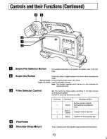 Предварительный просмотр 10 страницы Panasonic AG-DP800HP Manual