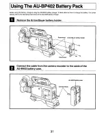 Предварительный просмотр 31 страницы Panasonic AG-DP800HP Manual