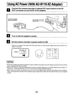 Предварительный просмотр 33 страницы Panasonic AG-DP800HP Manual