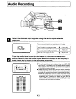 Предварительный просмотр 43 страницы Panasonic AG-DP800HP Manual