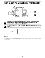 Предварительный просмотр 54 страницы Panasonic AG-DP800HP Manual